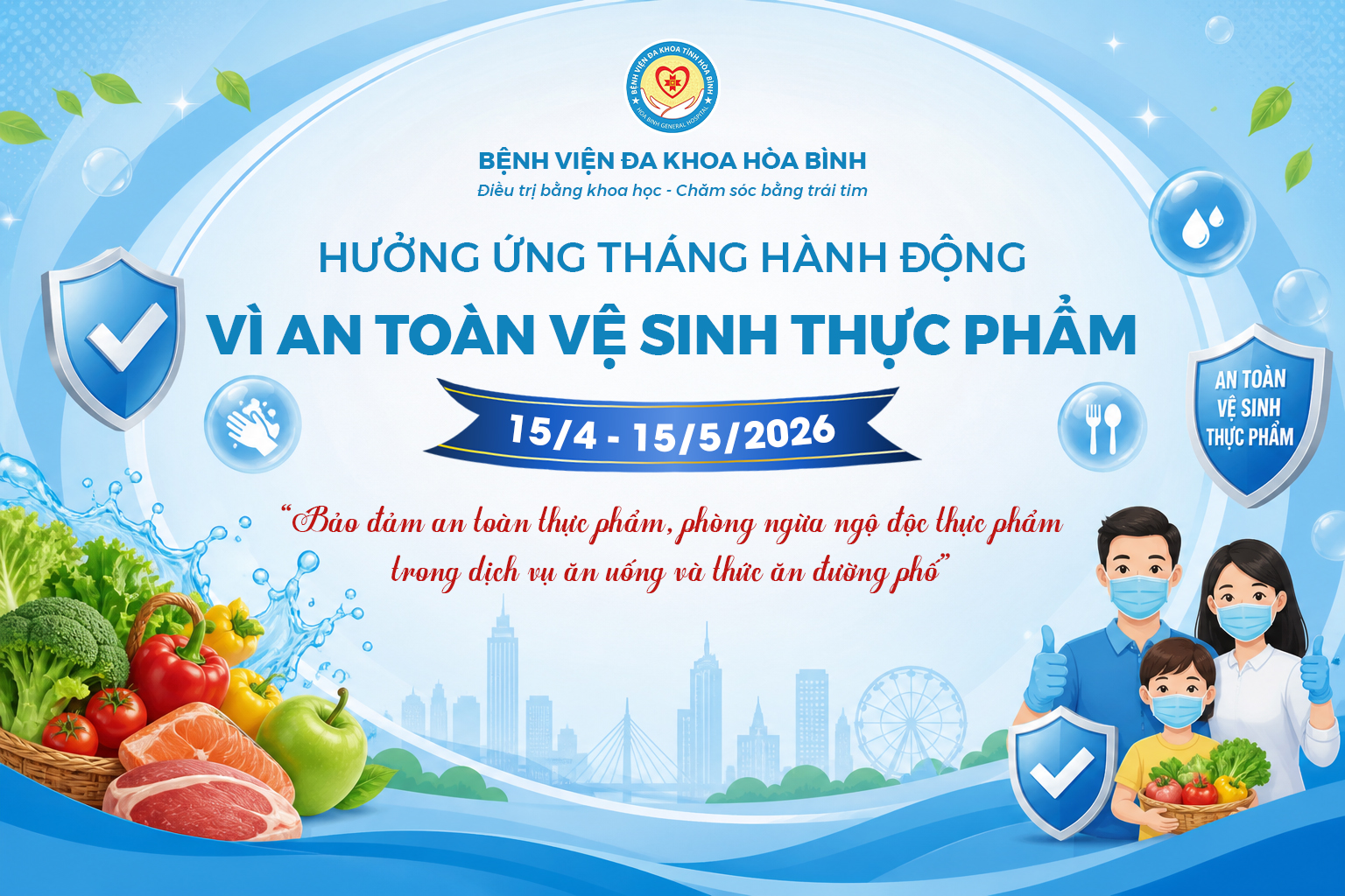   Tháng hành động vì an toàn thực phẩm năm 2026 (15/4-15/5/2026)