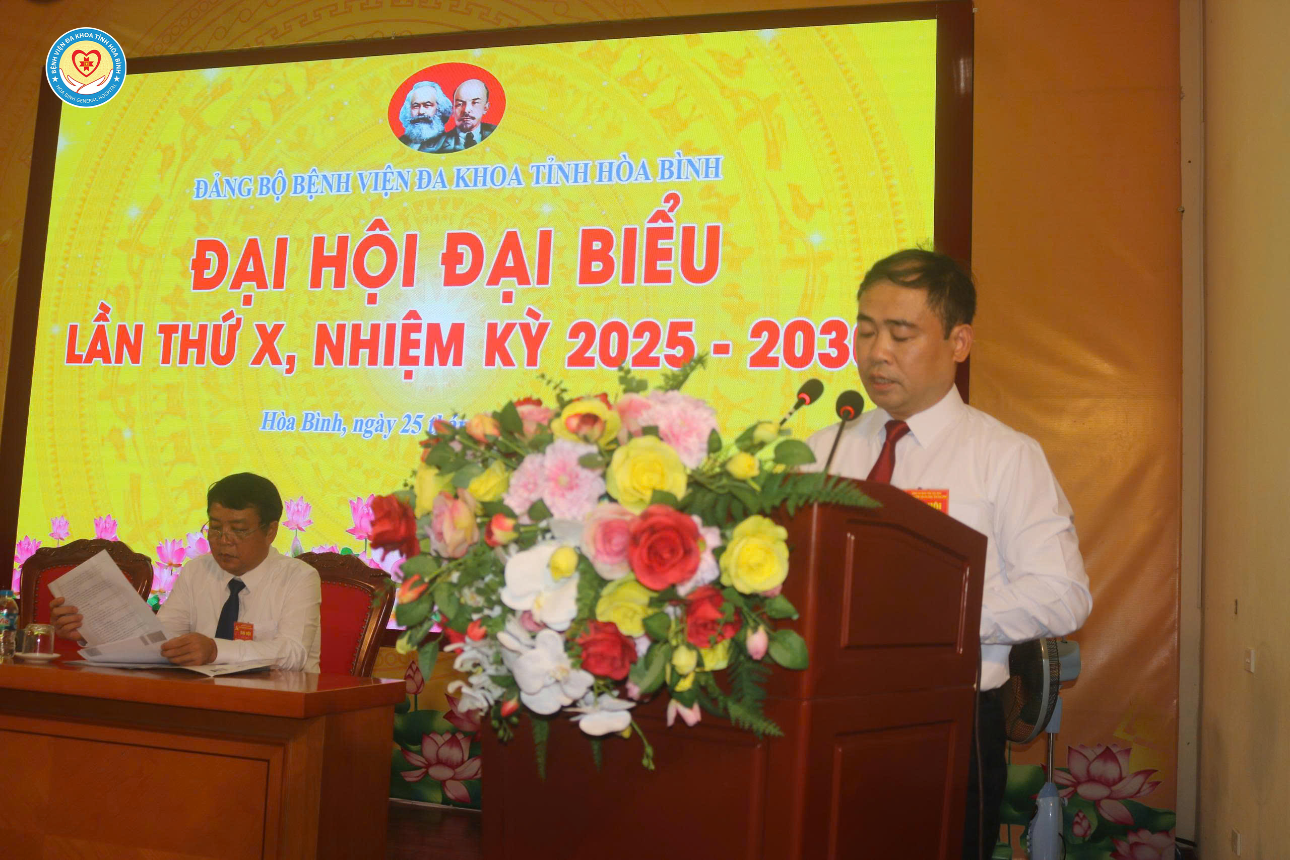  Tổ chức thành công Đại hội Đảng bộ Bệnh viện Đa khoa tỉnh Hòa Bình nhiệm kỳ 2025 - 2030