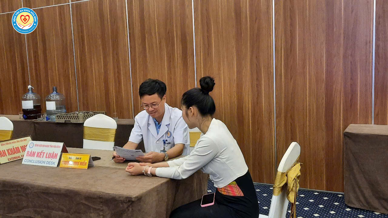  Bệnh viện Đa khoa Hòa Bình hoàn thành khám sức khỏe định kỳ cho gần 300 cán bộ thuộc hai công ty