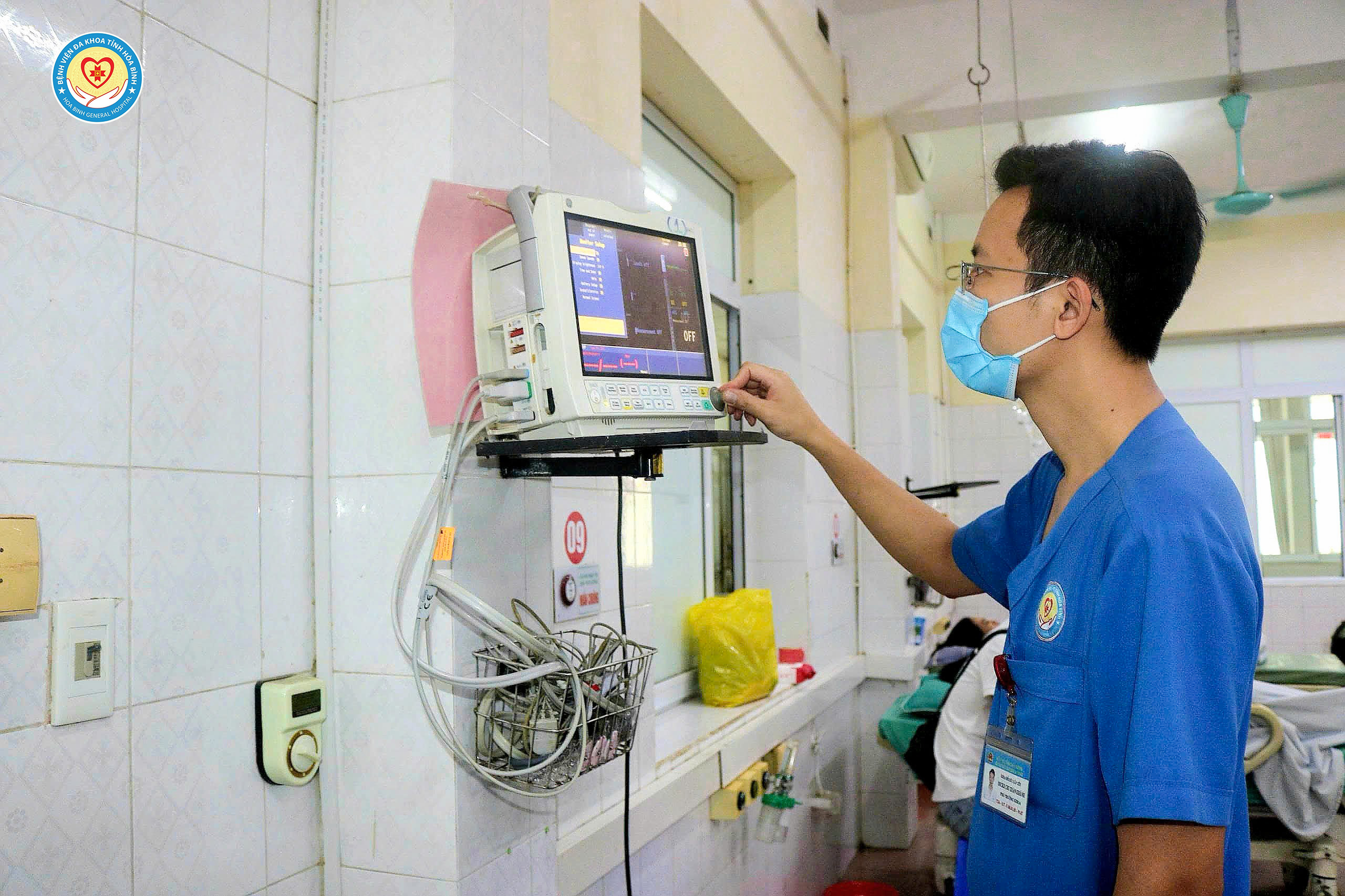  Bệnh viện Đa khoa tỉnh Hòa Bình tăng cường chủ động phòng, chống bệnh Covid-19